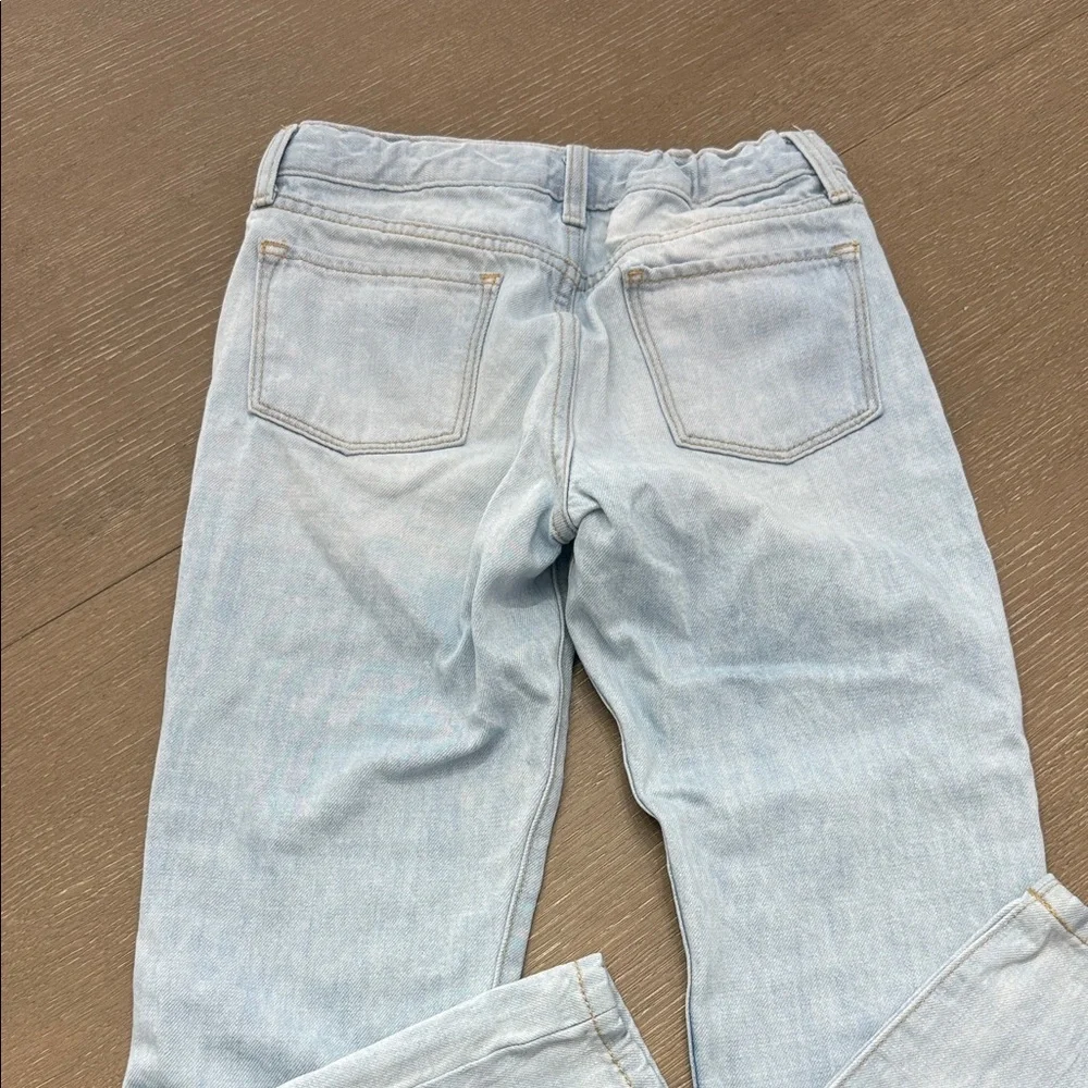 Girls Old Navy Light Blue Denim Jeans Adjustable Waist